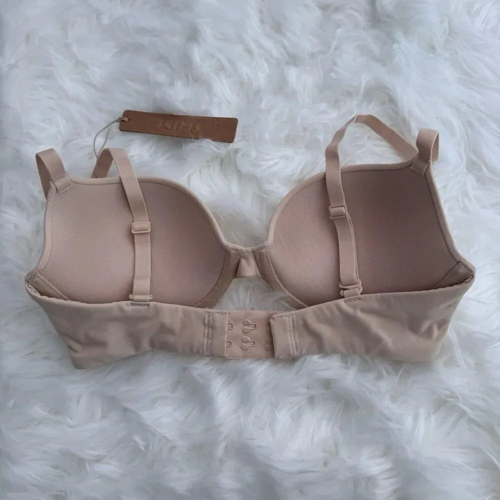 Skims Fits Everybody Push Up Demi Bra Sand Size 30C - Picture 5 of 7